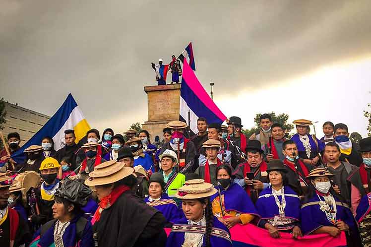 Pueblo Misak En Colombia Exige Derecho A La Vida Foto Prensa Latina