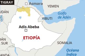 Etiopía Mapa Tigray