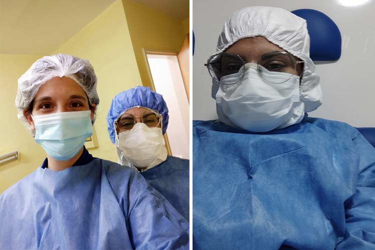 Diputada argentina graduada de médica en Cuba combate la pandemia