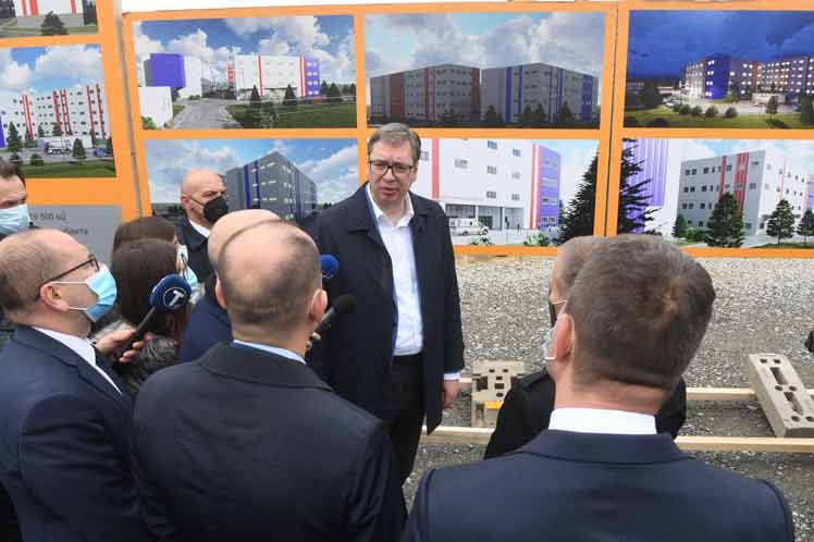 Comienza en Serbia construcción de hospital para Covid-19