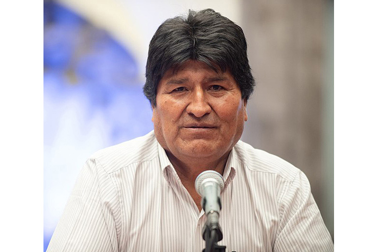 Evo Morales, expresidente de Bolivia