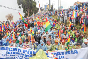 marcha por la partria Bolivia