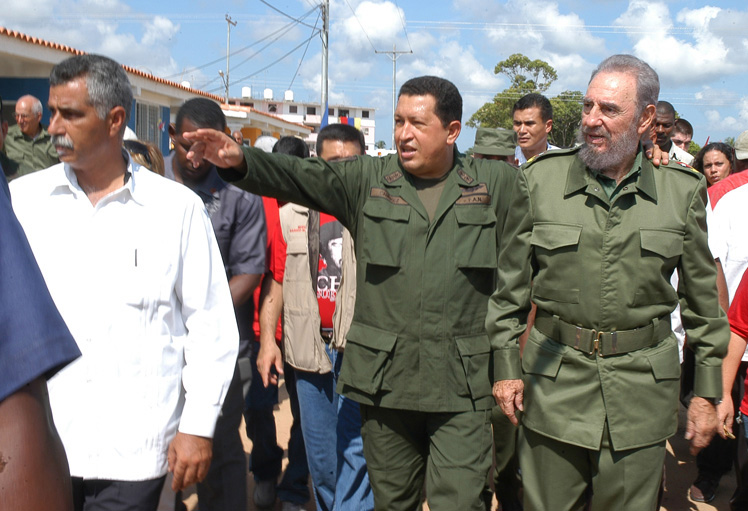 Fidel y Chavez