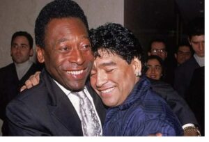 maradona y pele