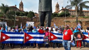 sudáfrica cuba solidaridad bloqueo