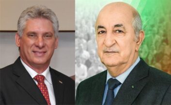 Díaz Canel Abdelmadjid Tebboune Argelia