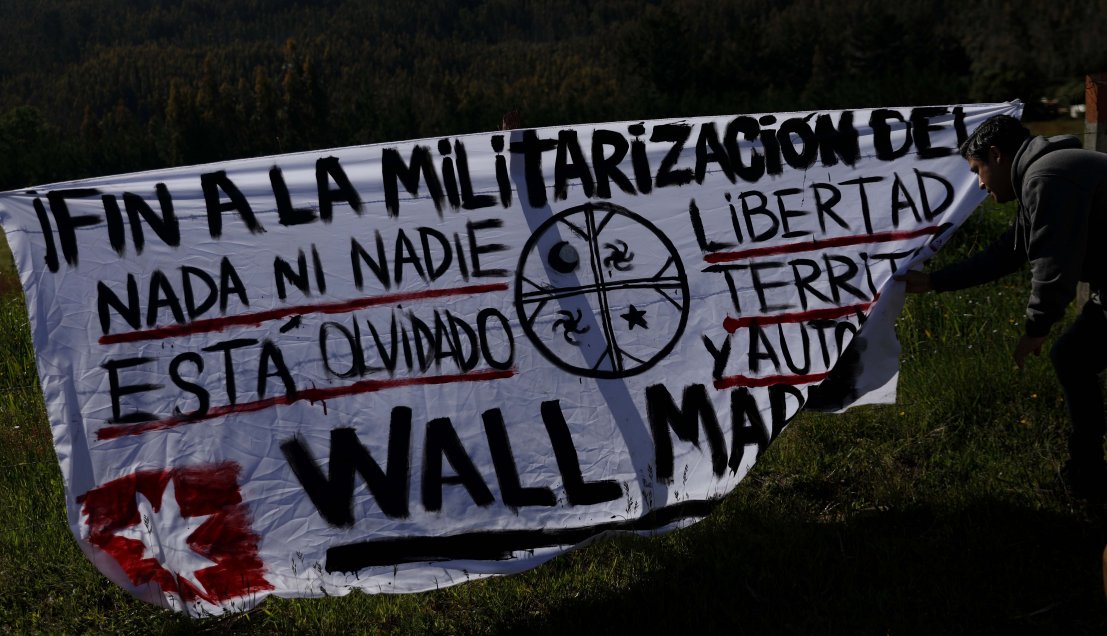 militarización Chile zona mapuche