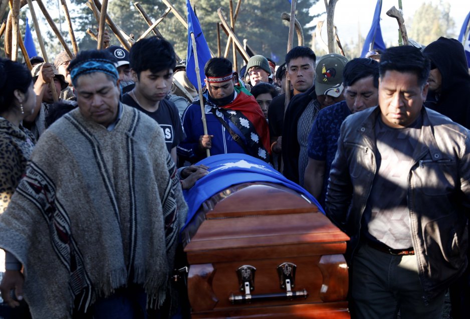muerte de joven mapuche en Chile