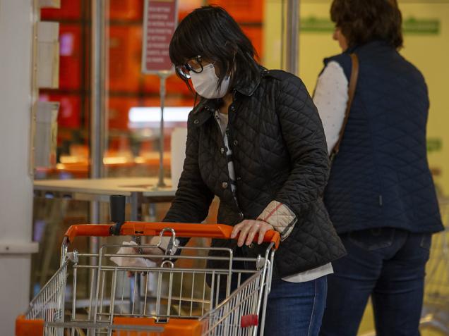 mujer de compras