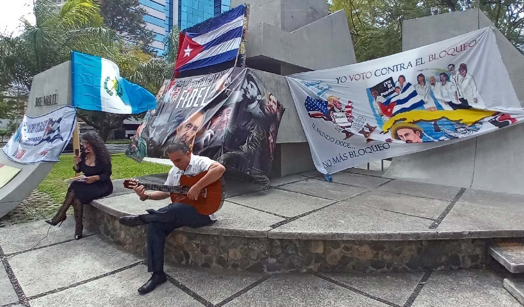 Guatemala Solidaridad con Cuba
