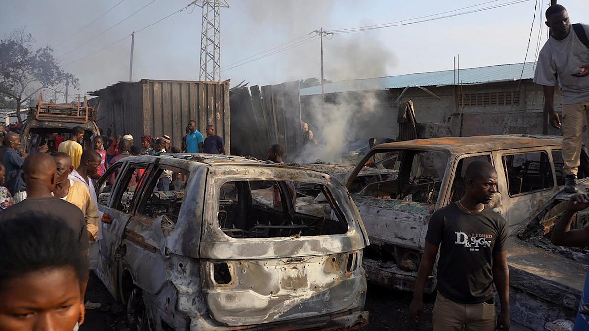 incendio de camion cisterna