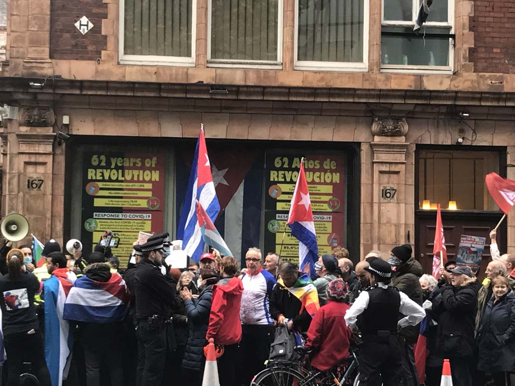 Londres respaldo a Cuba