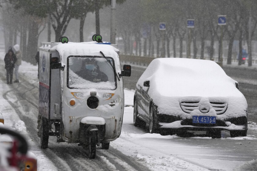 autos con nieve