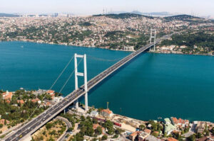 Turquía, estrecho, Bósforo, tráfico, suspensión