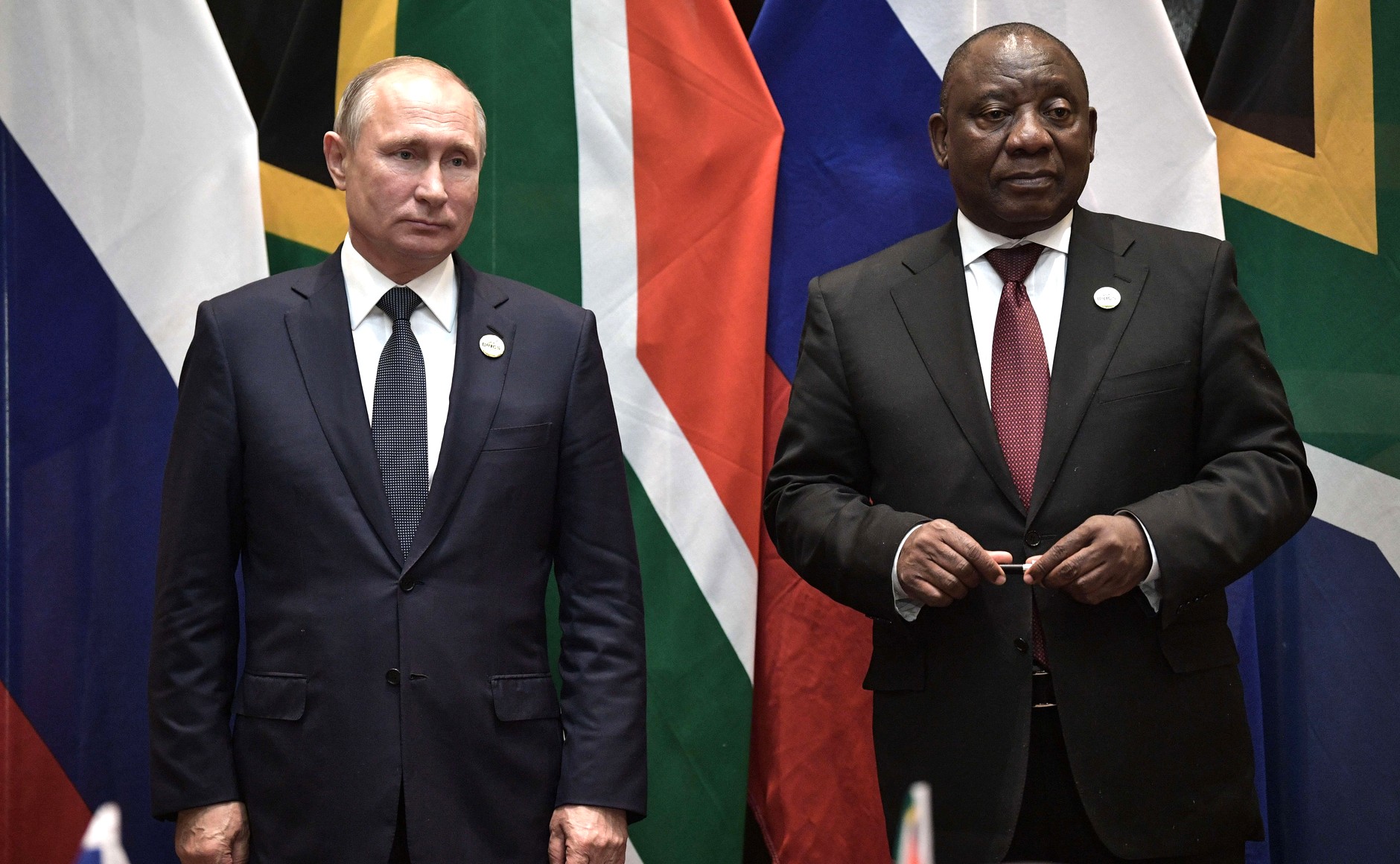 Vladimir Putin, acordó hoy con su homólogo sudafricano, Cyril Ramaphosa