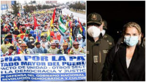 Marcha por la Patria-detención de Áñez