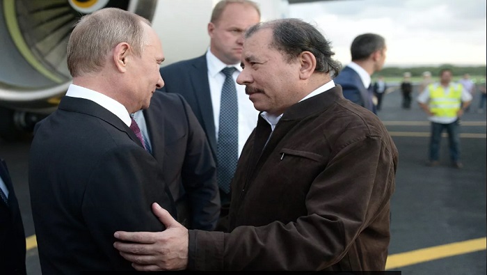 presidentes de Rusia y Nicaragua