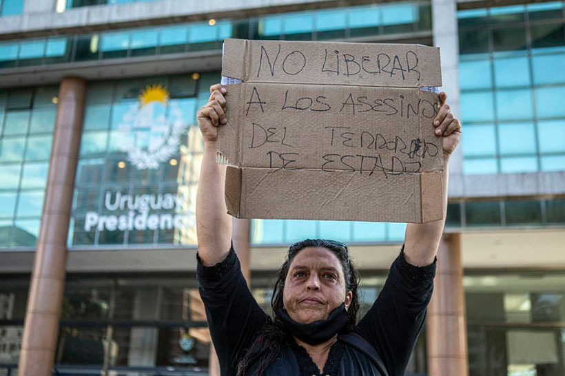 rechazo a liberacion de represores Uruguay