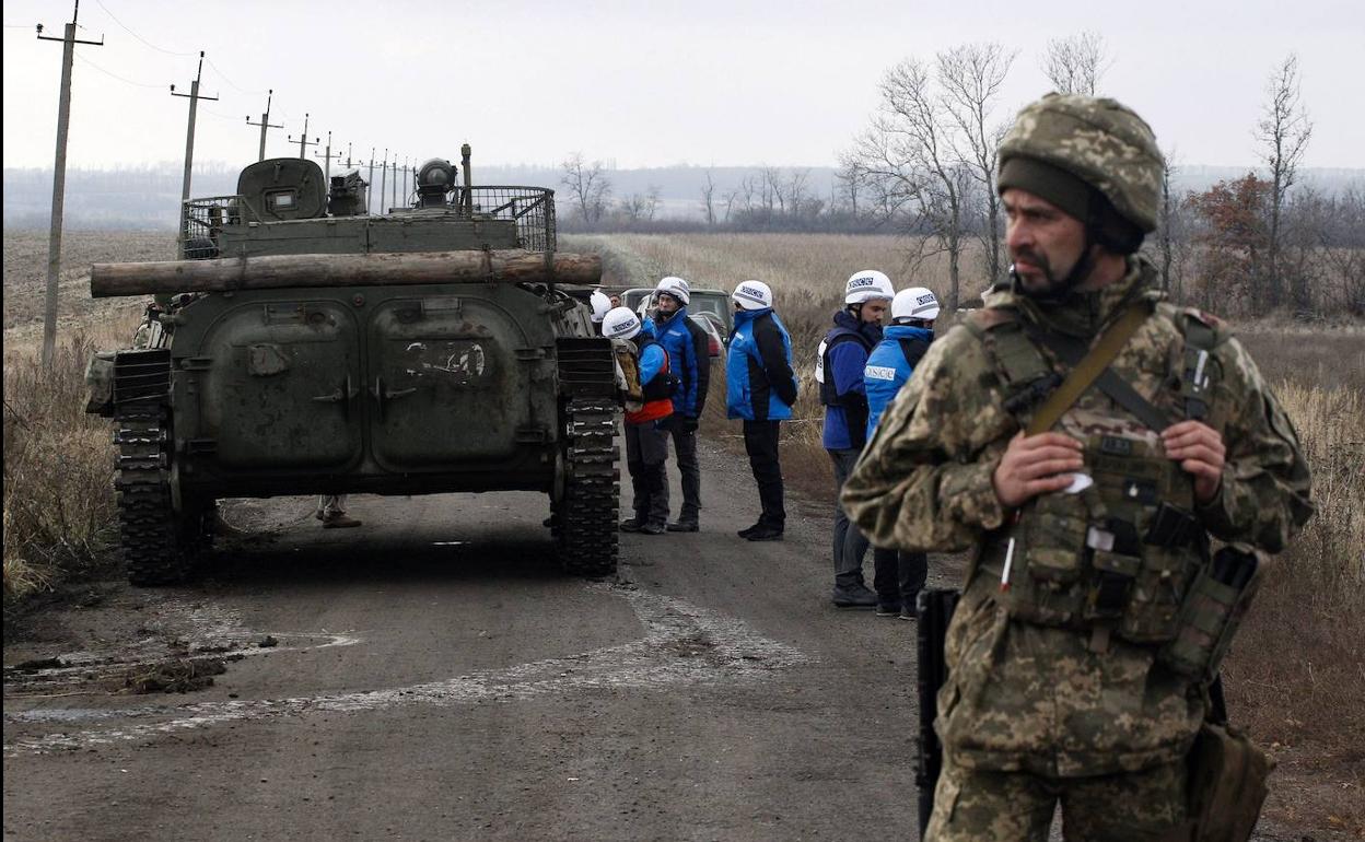 uso de la fuerza en Donbass
