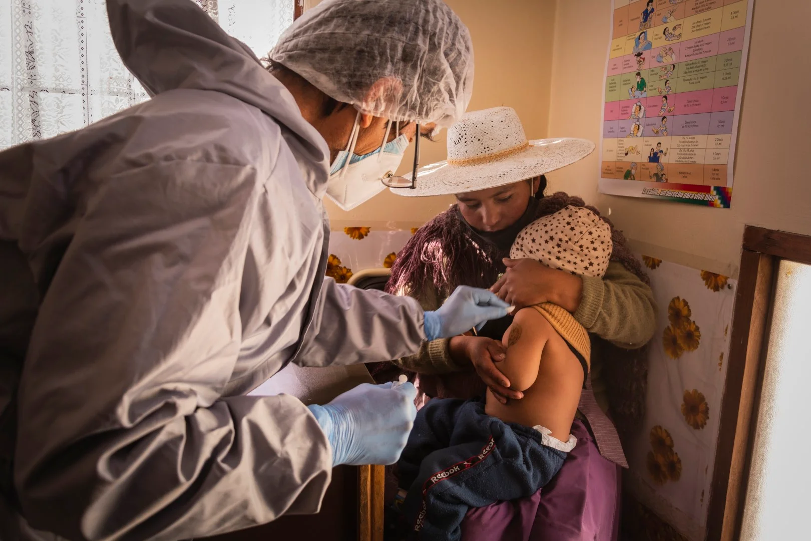 vacunacion en Bolivia de menores