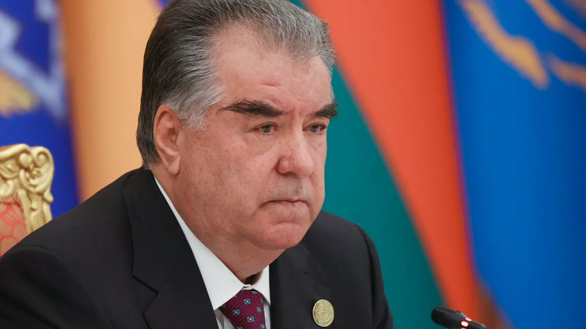 Emomalí Rajmón, presidente de Tayikistán