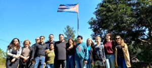 diputados al Parlamento Europeo y otros funcionarios pertenecientes a la agrupación La Izquierda iniciaron hoy una visita oficial a Cuba