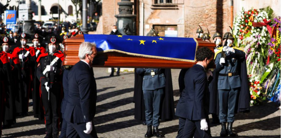 Italia, Sassoli, funeral