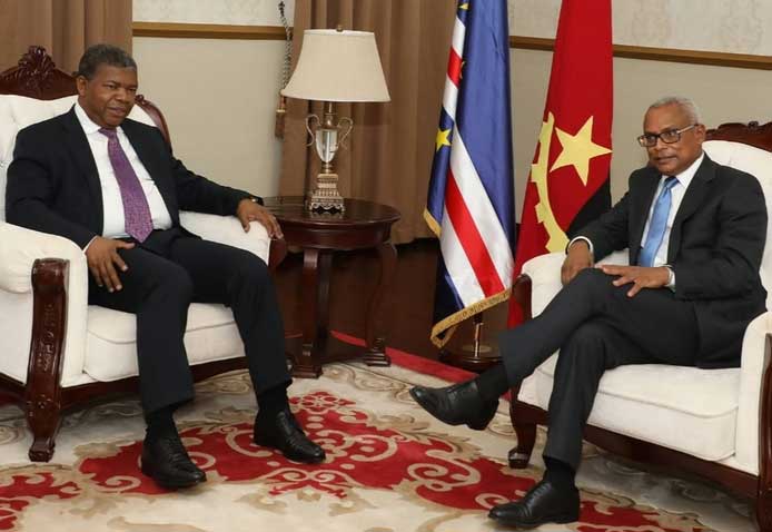 Presidentes de Angola y Cabo Verde reunidos en Luanda