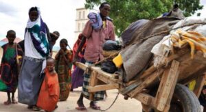 Miles de civiles somalíes desplazados por sequía