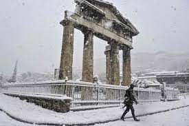 nevadas en Grecia