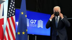 Biden busca apoyo entre aliados del G-7