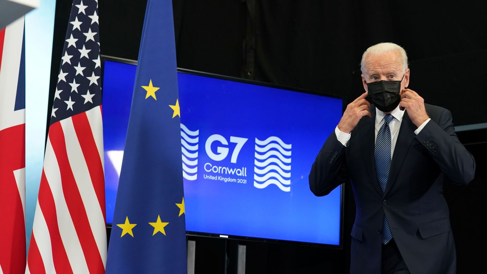 Biden busca apoyo entre aliados del G-7