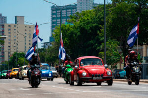 Manifestaciones en contra del bloqueo estadounidense a Cuba