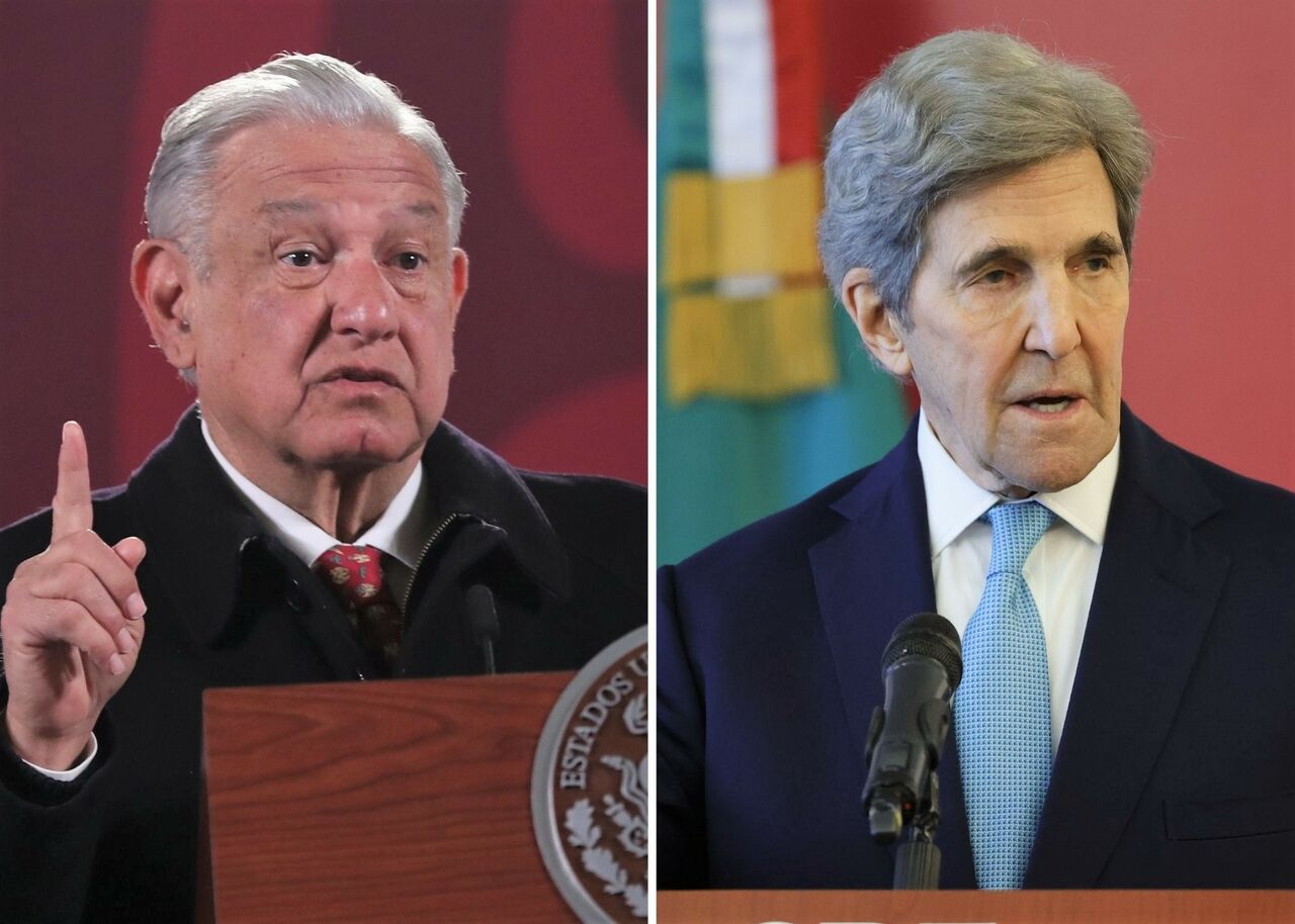 John Kerry y Andrés Manuel López Obrador