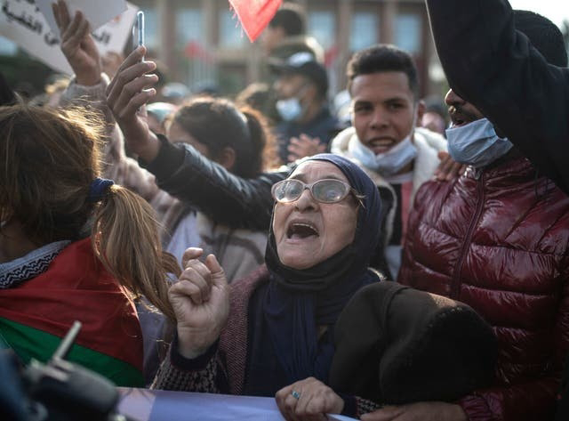 Protestas masivas en Marruecos