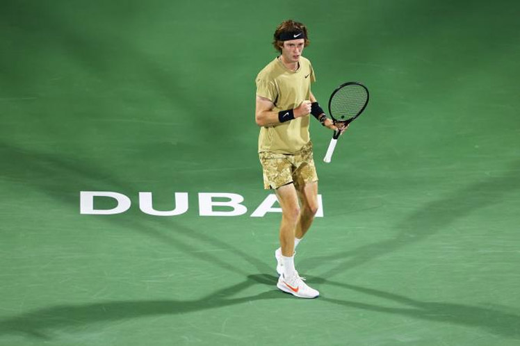 tenis, torneo, Dubai, Andrey Rublev