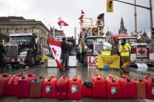 bloqueo de camiones Canada
