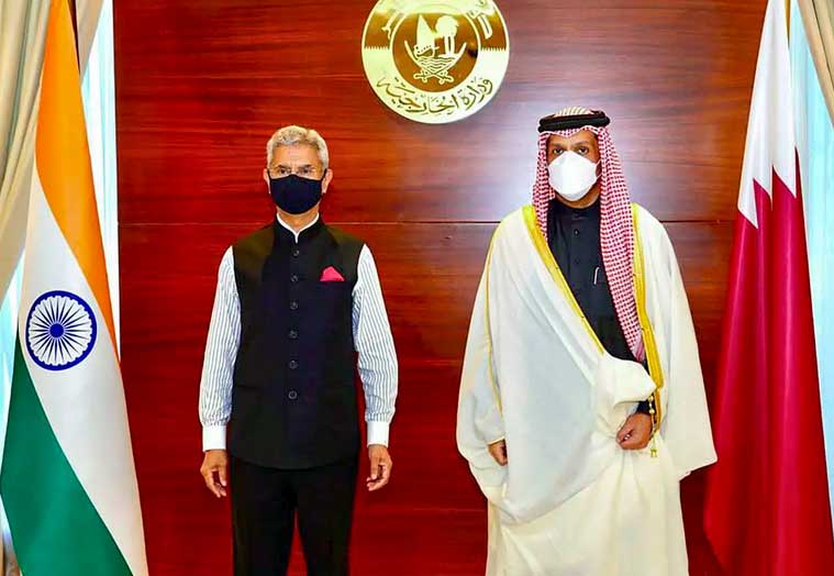 Canciller de India dialogó con su par de Qatar