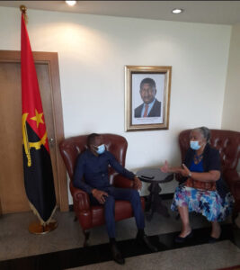 Cuba, Angola, dirigente, juvenil, visita