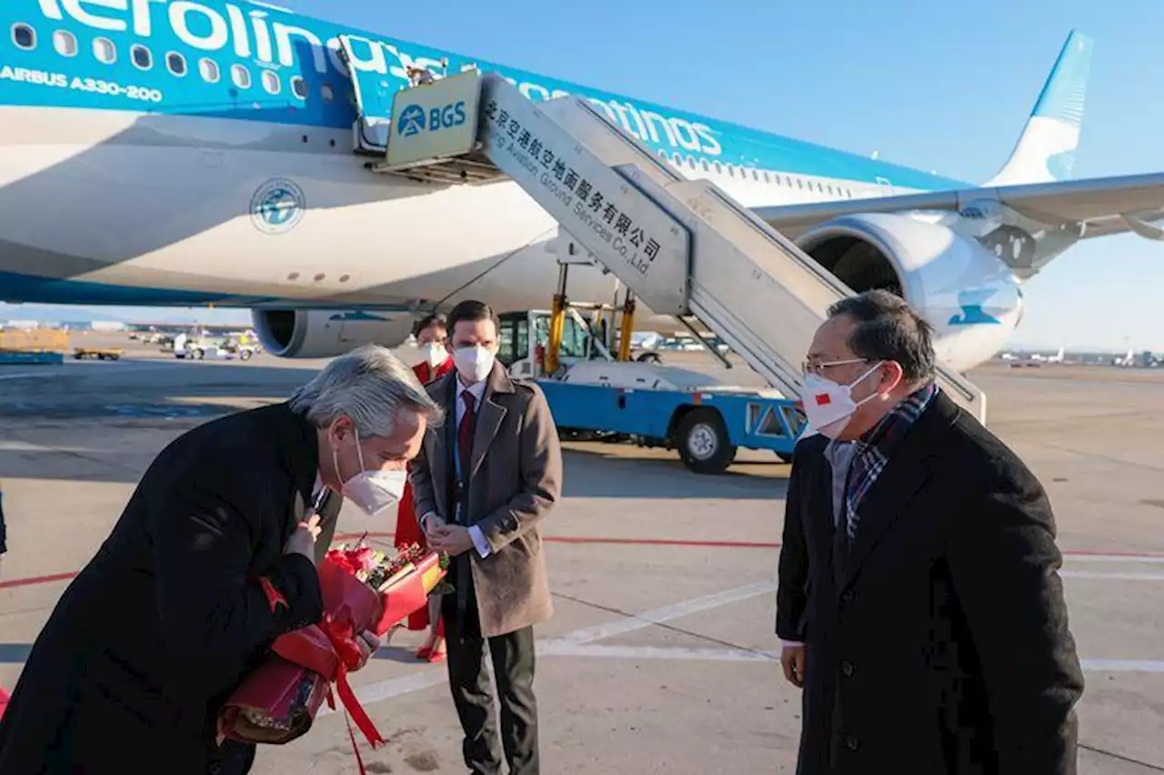 encuentro en Beijing entre el presidente, Alberto Fernández, y su par chino, Xi Jinping