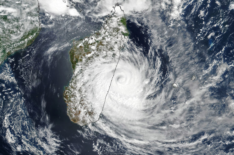 Madagascar, huracán