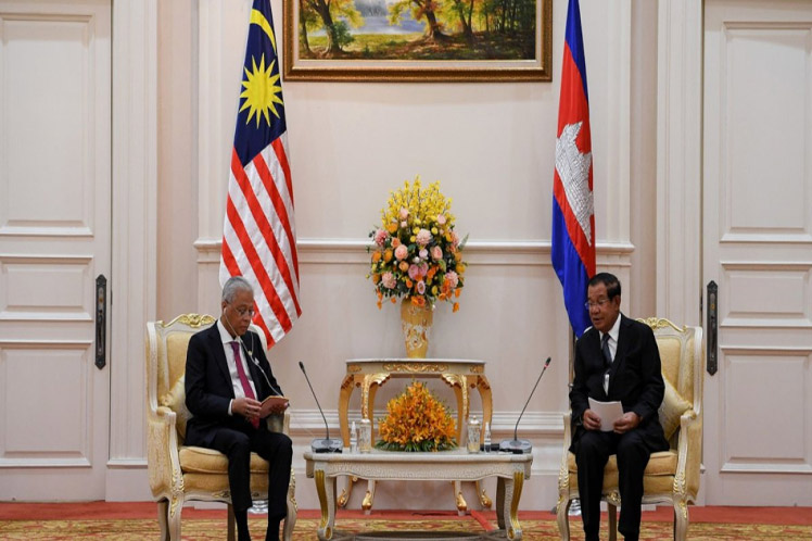 Malsia, Cambodia, primeros, ministros, conversaciones, cooperación