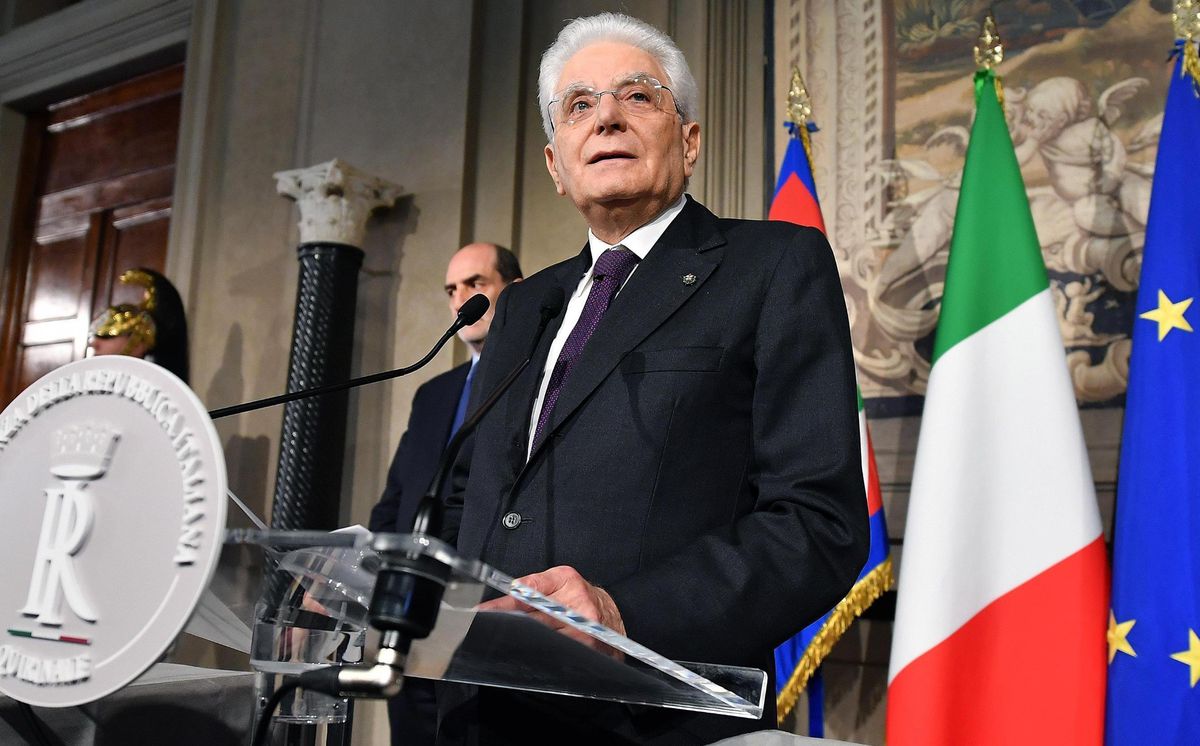 presidente italiano Matarella