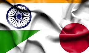 India y Japón bandera