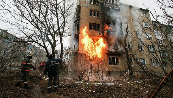 bombardeos contra Donetsk