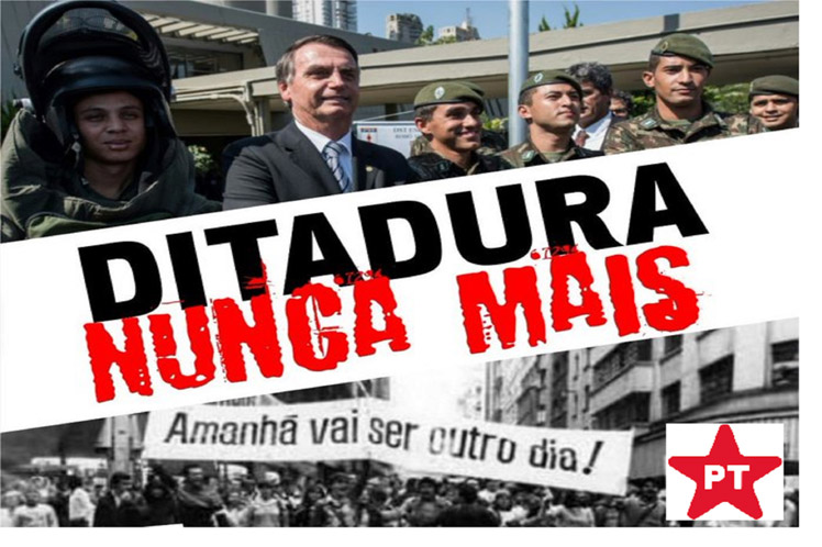 Brasil, rechazo, exaltación, golpe, dictadura