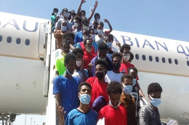 Etiopía, repatriaación, ARabia Saudita