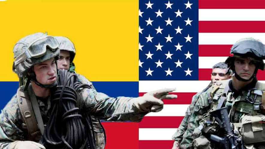 militares banderas colombia eeuu