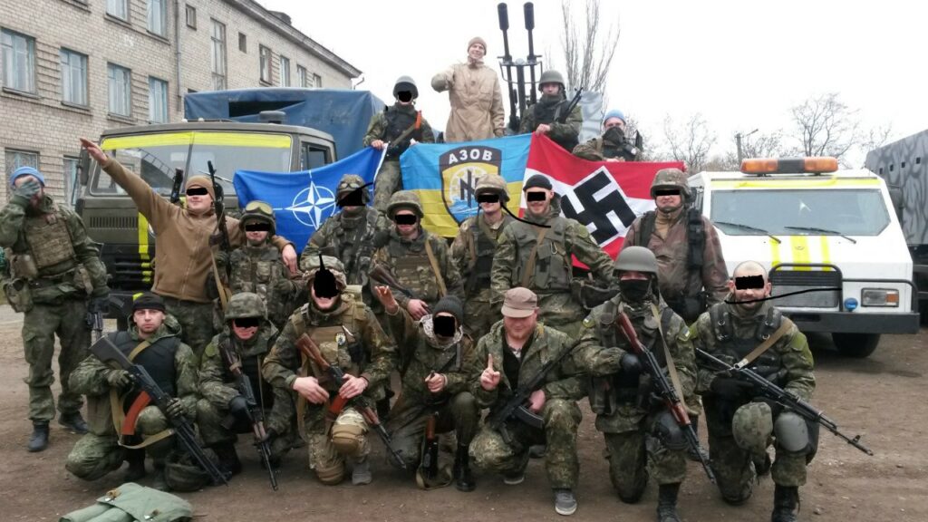 nazis ucranianos en el Dombass