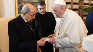 papa Francisco-Michel Aoun